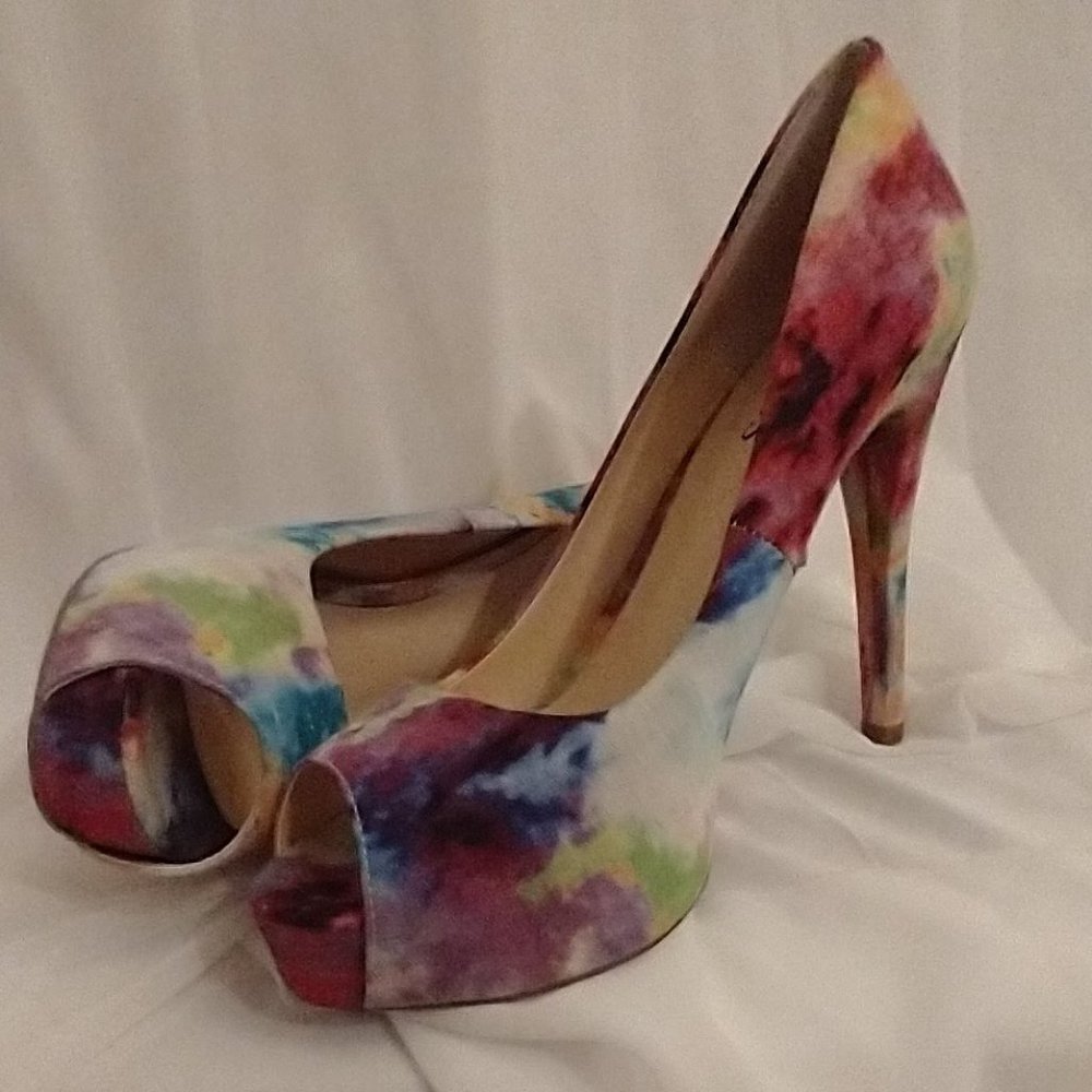 Guess  multi colour  peep - Toe Stiletto Heels